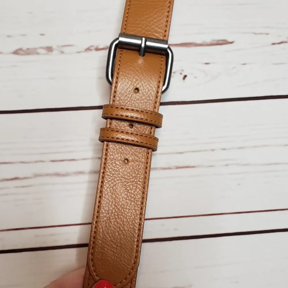 Brown Faux Leather Boho Handbag - Picture 7 of 14